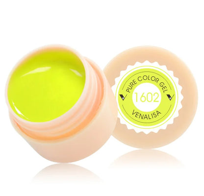 Gels UV & LED VENALISA – 60 Couleurs Intenses et Brillantes