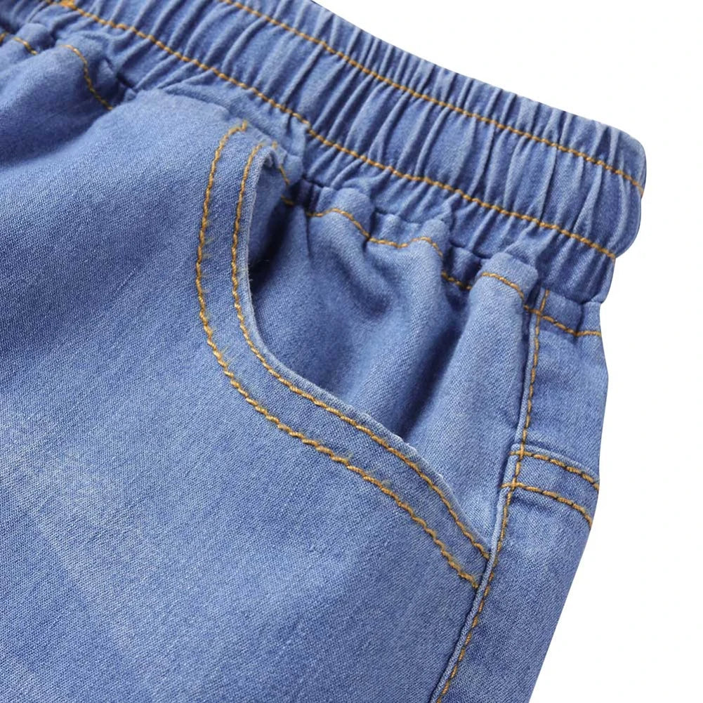 Jean cargo taille élastique