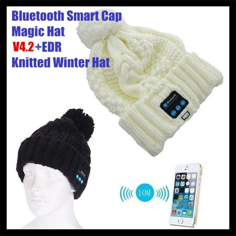 Bonnet Bluetooth Hiver - Musique Sans Fil & Appels Mains Libres