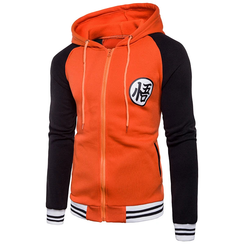 Veste à capuche dessin animé “Goku Style”