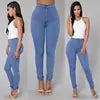 Slim Jeans for Women Skinny Waist Jeans Woman Blue Denim Pencil Pants Stretch Waist Women Jeans Black Pants Calca Feminina
