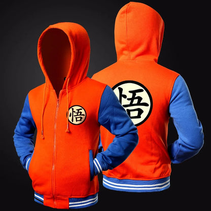 Veste à capuche dessin animé “Goku Style”