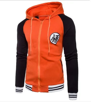 Veste à capuche dessin animé “Goku Style”