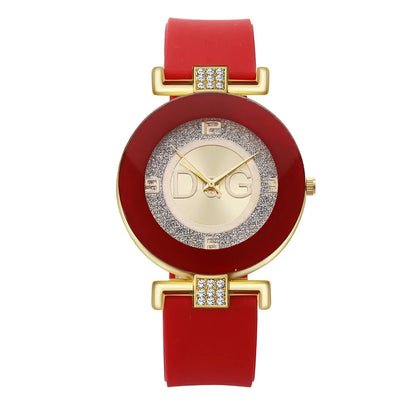 Montre femme silicone élégante