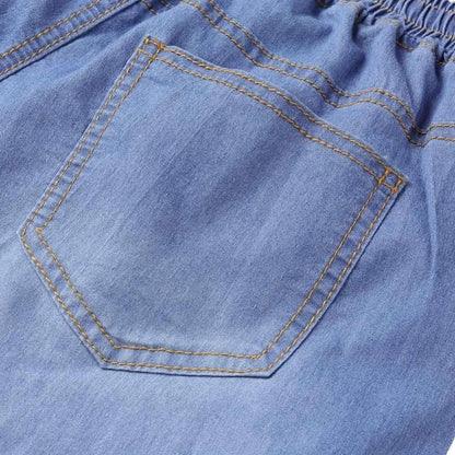 Jean cargo taille élastique