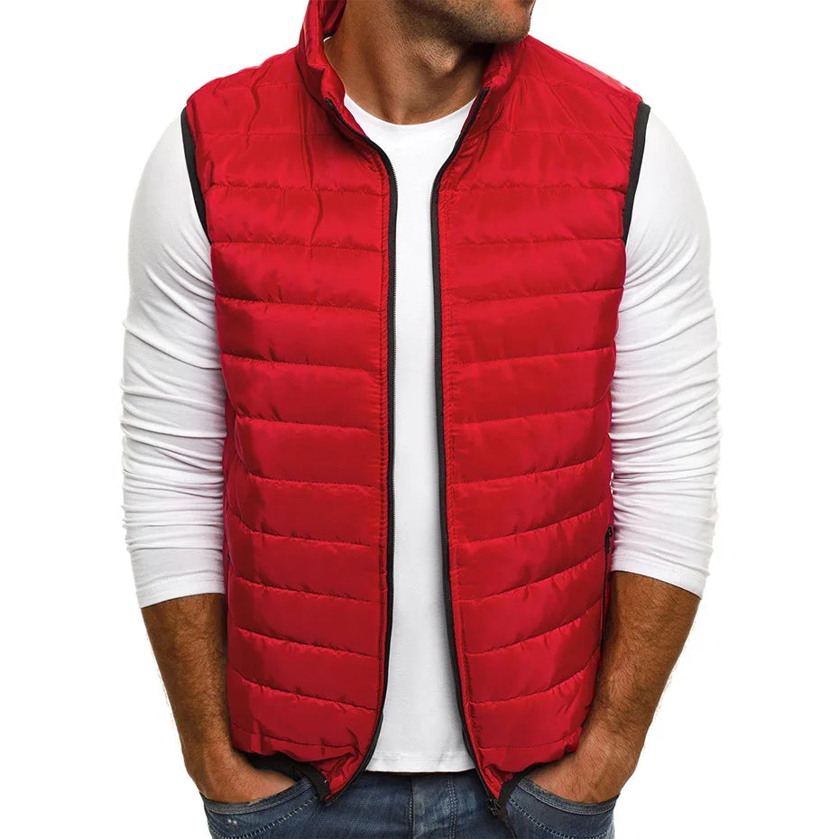 Gilet Homme Sans Manches Rembourré - Chaud Hiver