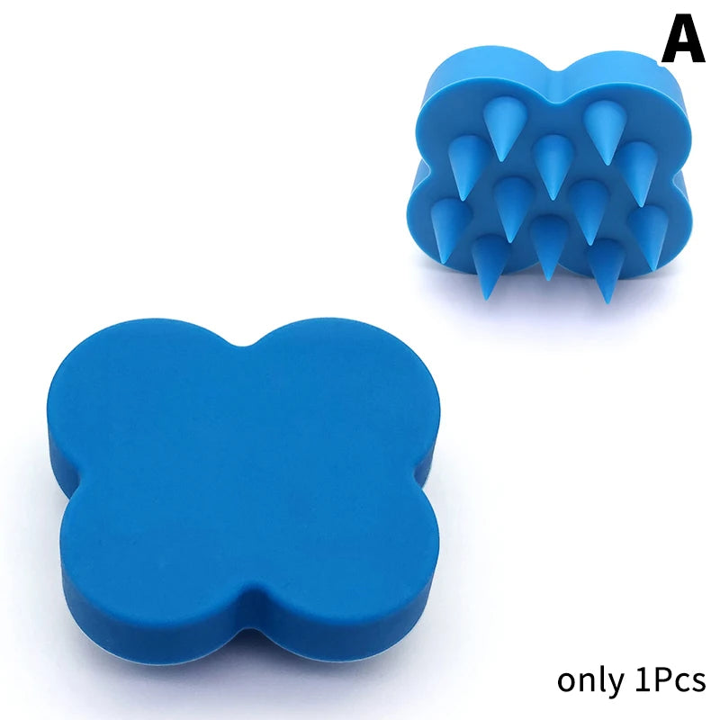Brosse de Massage du Cuir Chevelu en Silicone