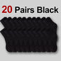 Paires de chaussettes à col rond en lot de 10 ou 20