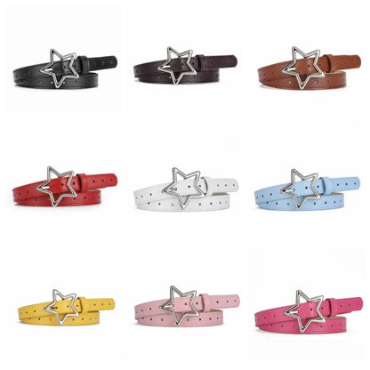 Ceinture en cuir étoile