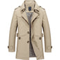 Veste Longue Homme Coupe-Vent - Trench Coat Élégant