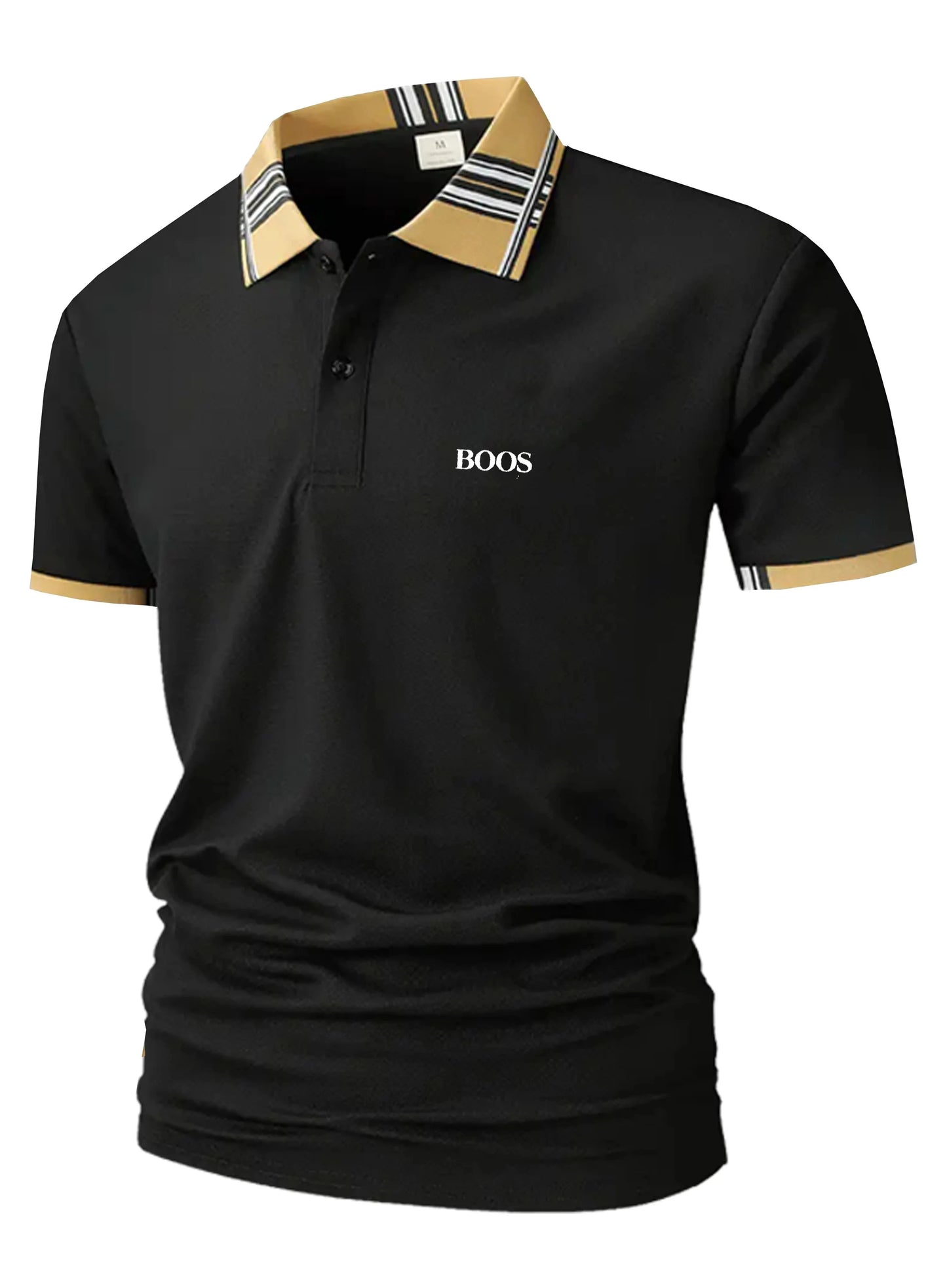 Polo à manches courtes avec boutons Boos