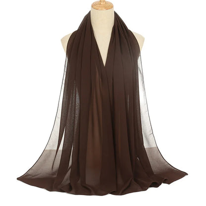 Écharpe en mousseline de soie