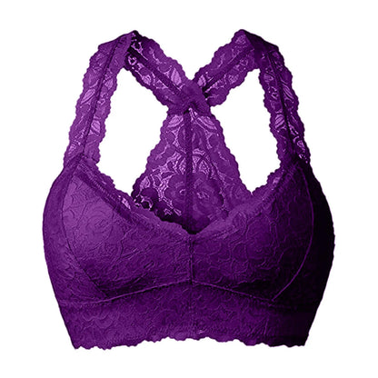 Brassière en Dentelle Dos Croisé Confort & Style