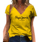 T-shirt col en v Pepe Jeans