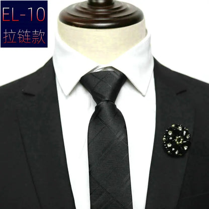 Cravate a enfilée fermeture éclair