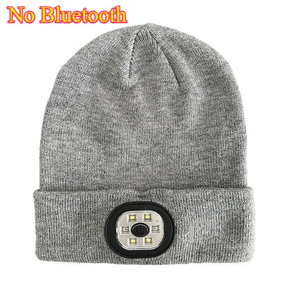 Bonnet Bluetooth LED - Musique Sans Fil et Éclairage Sport