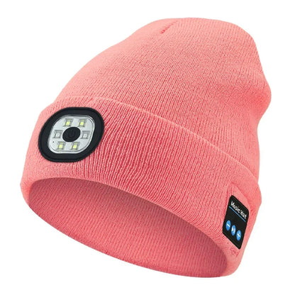 Bonnet Bluetooth LED - Musique Sans Fil et Éclairage Sport