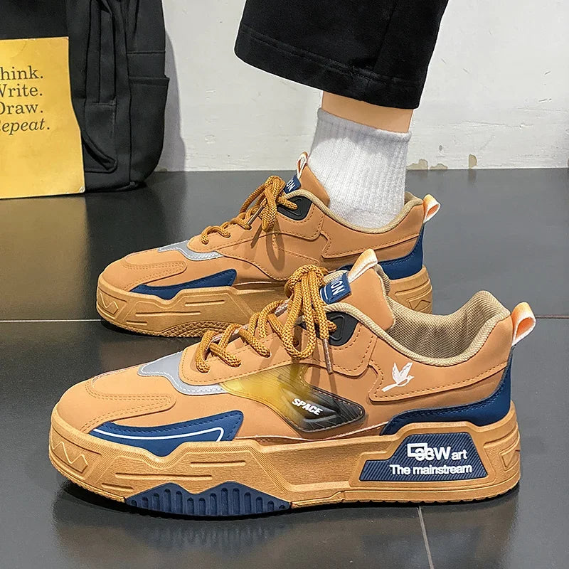 Chaussures de sport en cuir pour hommes