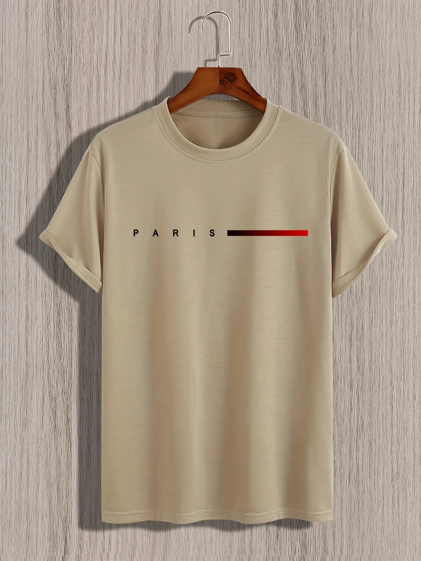 T-shirt imprimé PARIS pour hommes