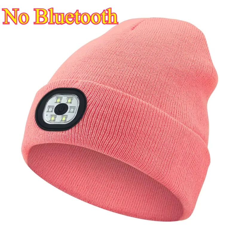 Bonnet Bluetooth LED - Musique Sans Fil et Éclairage Sport