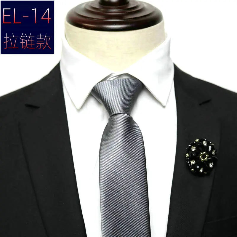 Cravate a enfilée fermeture éclair