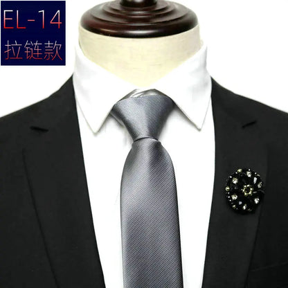 Cravate a enfilée fermeture éclair