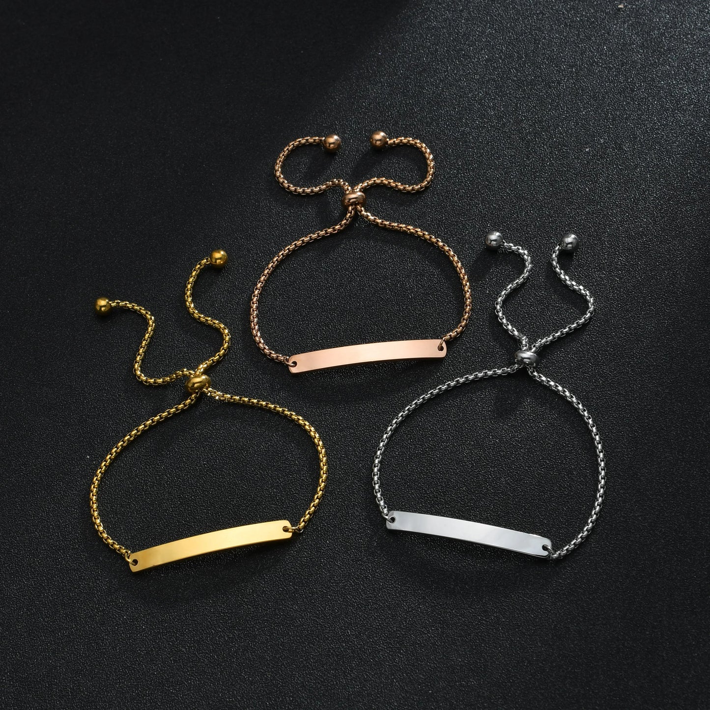 Gourmette acier inoxydable