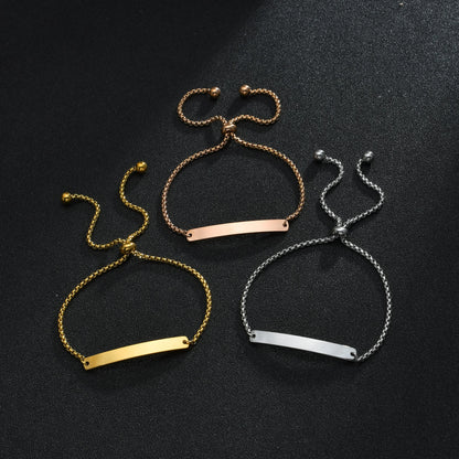 Gourmette acier inoxydable