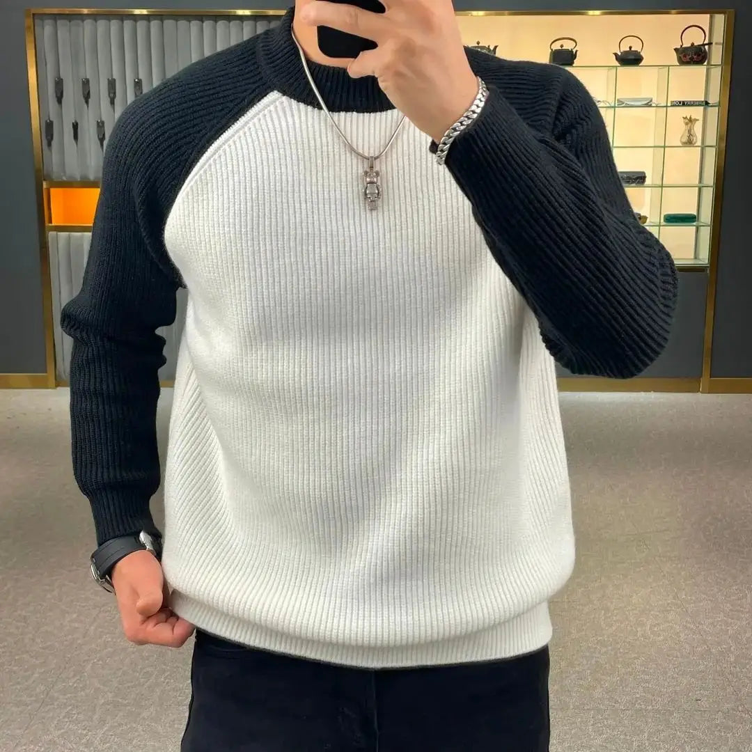 Pull Bicolore Homme – Élégance et Confort au Quotidien