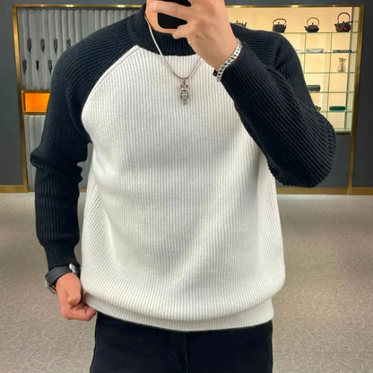 Pull Bicolore Homme – Élégance et Confort au Quotidien
