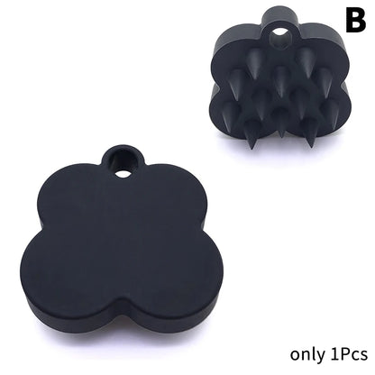 Brosse de Massage du Cuir Chevelu en Silicone