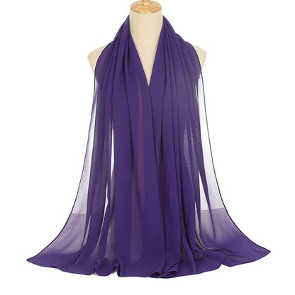 Écharpe en mousseline de soie