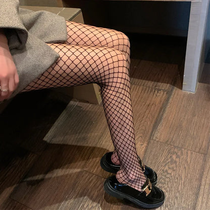 Bas résille style gothiques