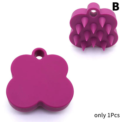 Brosse de Massage du Cuir Chevelu en Silicone