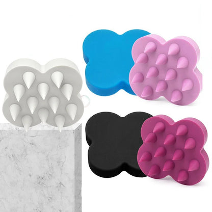 Brosse de Massage du Cuir Chevelu en Silicone