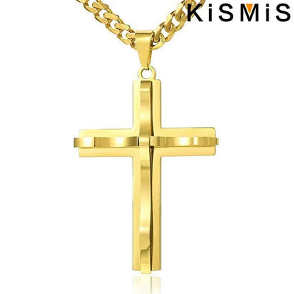 Collier pendentif croix pour hommes