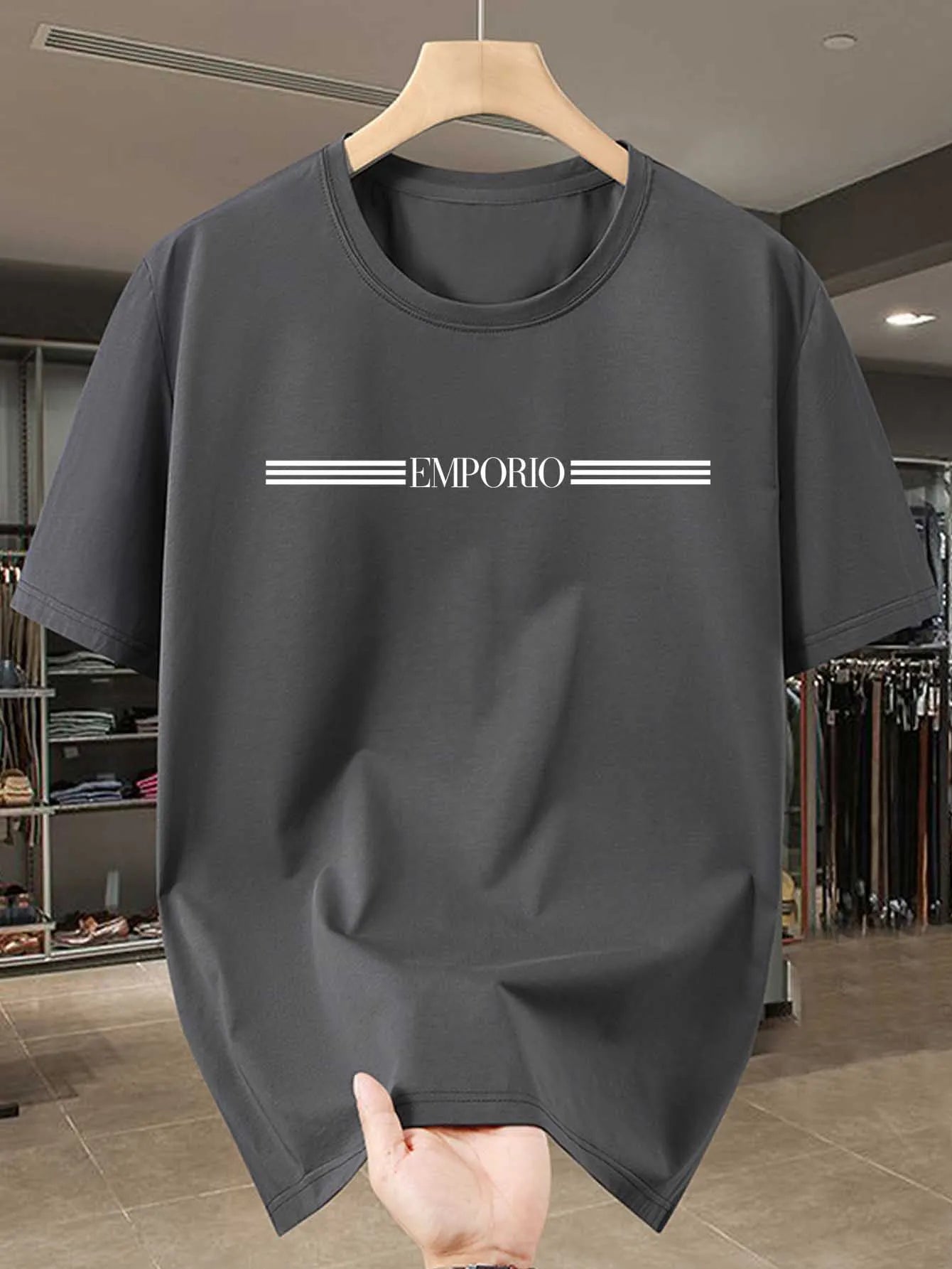 T-shirts à manches courtes et col rond Emporio