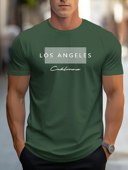 T-shirt à manches courtes imprimé Los Angeles