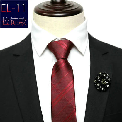 Cravate a enfilée fermeture éclair