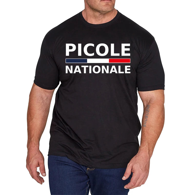 T-shirt Homme Picole Nationale - Coton Imprimé Humoristique