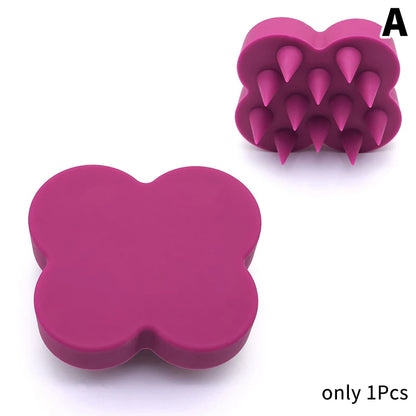 Brosse de Massage du Cuir Chevelu en Silicone