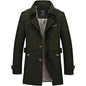Veste Longue Homme Coupe-Vent - Trench Coat Élégant