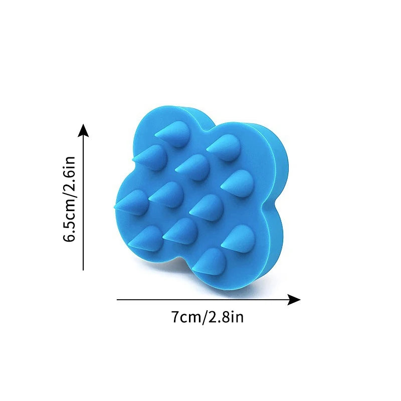 Brosse de Massage du Cuir Chevelu en Silicone
