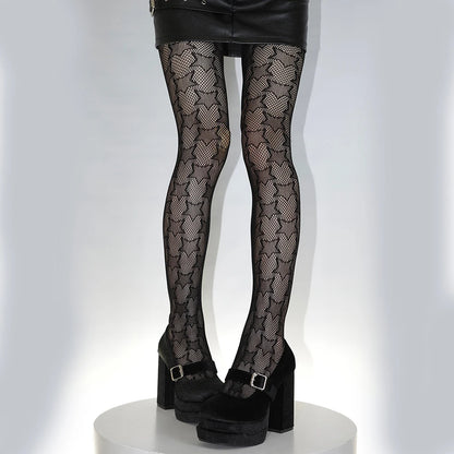 Bas résille style gothiques