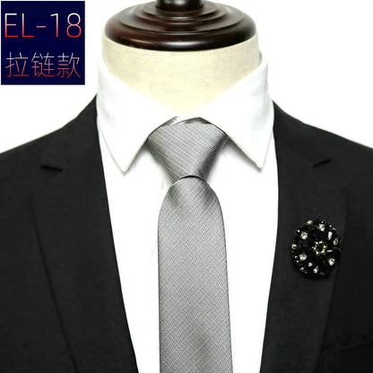 Cravate a enfilée fermeture éclair