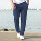 Pantalon en coton et lin pour homme