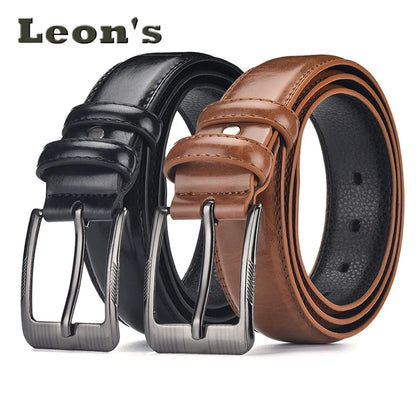 Ceinture Homme Classique – Cuir Synthétique & Boucle Métal