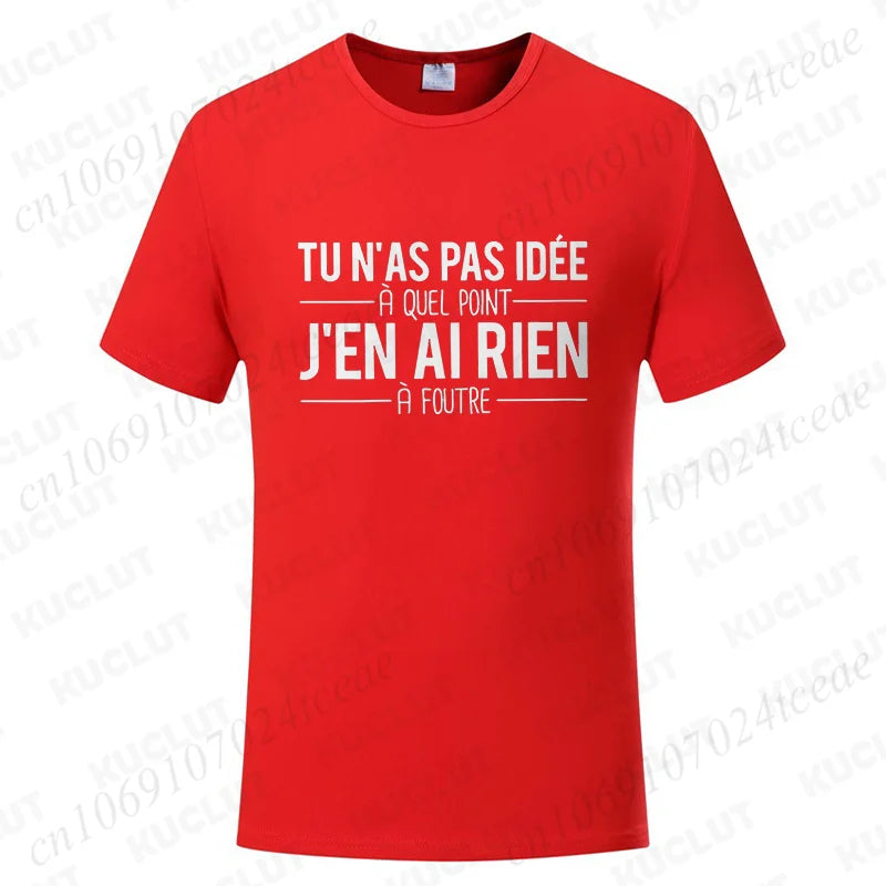 T-Shirt Unisexe Citations Humoristiques Français - Tendance