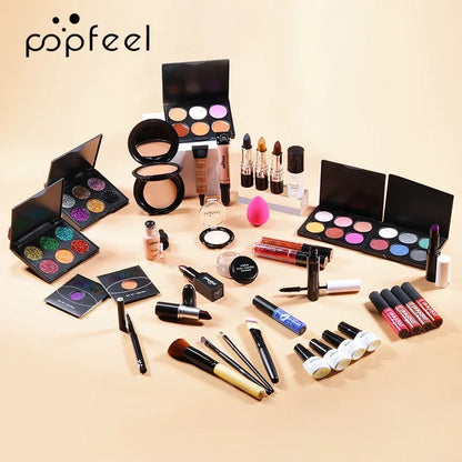 Coffret maquillage complet Popfeel – beauté professionnelle à portée de main