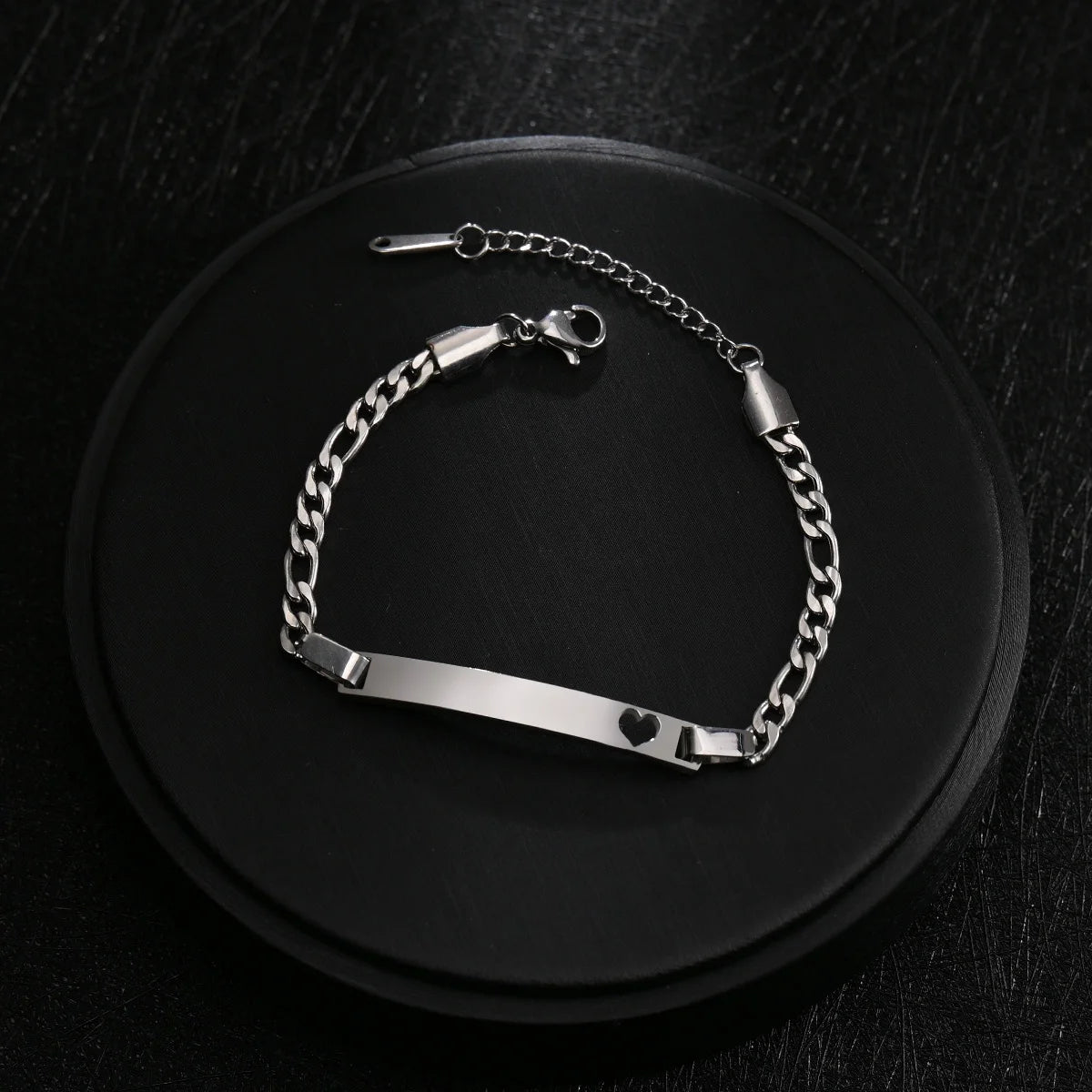 Gourmette acier inoxydable